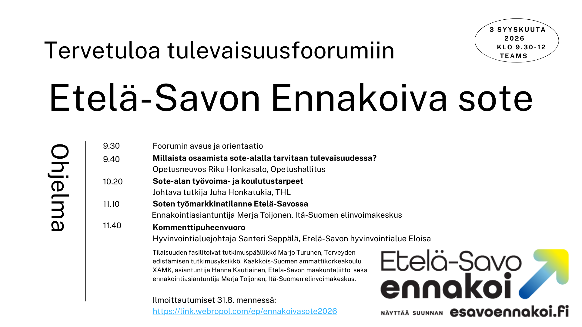 ennakoiva sote foorumi